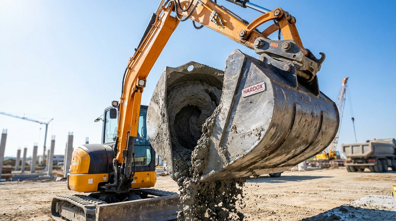 aukbtka1 godet malaxeur beton en action sur un chantier 1